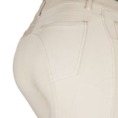 HKM Pantalon d'Équitation Sunshine Silicone Genouillères Beige HKM Pantalon d'Équitation Sunshine Silicone Genouillères Beige