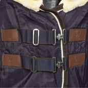 HORKA Couverture d'Écurie Luxe avec Col Bleu HORKA Couverture d'Écurie Luxe avec Col Bleu
