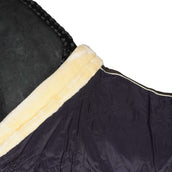 HORKA Couverture d'Écurie Luxe avec Col Bleu HORKA Couverture d'Écurie Luxe avec Col Bleu