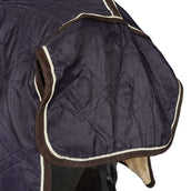 HORKA Couverture d'Écurie Luxe avec Col Bleu HORKA Couverture d'Écurie Luxe avec Col Bleu