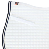 Schockemöhle Tapis de Selle Neo Star de Saut blanc/marine Schockemöhle Tapis de Selle Neo Star de Saut blanc/marine