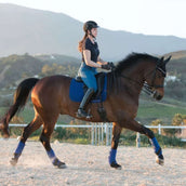 LeMieux Tapis de Selle Luxury Square Dressage Benetton Blue LeMieux Tapis de Selle Luxury Square Dressage Benetton Blue