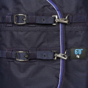 EQUITHÈME Couverture d'Extérieur Classic 1200D 200g Marin EQUITHÈME Couverture d'Extérieur Classic 1200D 200g Marin