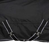 HKM Couverture d'Extérieur Premium 1680D 100g avec Teddy Doublure Noir HKM Couverture d'Extérieur Premium 1680D 100g avec Teddy Doublure Noir
