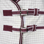 WeatherBeeta Couverture d'Été Hybrid Seasons Combo Neck White/Maroon WeatherBeeta Couverture d'Été Hybrid Seasons Combo Neck White/Maroon