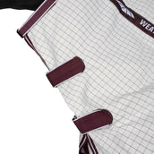 WeatherBeeta Couverture d'Été Hybrid Seasons Combo Neck White/Maroon WeatherBeeta Couverture d'Été Hybrid Seasons Combo Neck White/Maroon