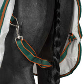 WeatherBeeta Couverture Anti-Mouches ComFiTec Tyro Mesh Combo Neck White/Green/Burnt Orange WeatherBeeta Couverture Anti-Mouches ComFiTec Tyro Mesh Combo Neck White/Green/Burnt Orange