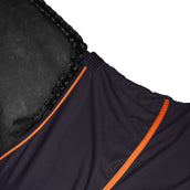 Waldhausen Cooler/Couverture Anti-Mouches Bleu nuit/orange Waldhausen Cooler/Couverture Anti-Mouches Bleu nuit/orange