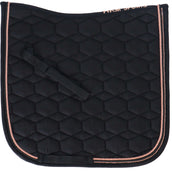 HKM Tapis de Selle Rosegold Glamour Dressage Noir/Or rose HKM Tapis de Selle Rosegold Glamour Dressage Noir/Or rose