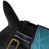 HKM Couverture Anti-Mouches Lissabon avec Couvre-cou Aqua HKM Couverture Anti-Mouches Lissabon avec Couvre-cou Aqua