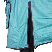 HKM Couverture Anti-Mouches Lissabon avec Couvre-cou Aqua HKM Couverture Anti-Mouches Lissabon avec Couvre-cou Aqua