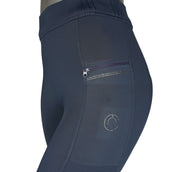 Montar Legging d'Équitation MoRosie Crystals Junior Full Grip Marin foncé Montar Legging d'Équitation MoRosie Crystals Junior Full Grip Marin foncé