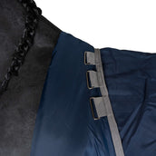 Rhino Chemise Turnout 100g Bleu marine/Gris titane/Bleu classique Rhino Chemise Turnout 100g Bleu marine/Gris titane/Bleu classique