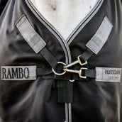 Rambo Chemise Turnout 1680D 50g Noir/Thunderstorm Grey/Silver Rambo Chemise Turnout 1680D 50g Noir/Thunderstorm Grey/Silver