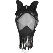 EQUITHÈME Masque Anti-Mouches Franges avec Protection UV Noir EQUITHÈME Masque Anti-Mouches Franges avec Protection UV Noir