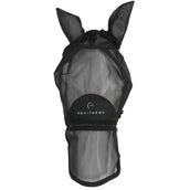 EQUITHÈME Masque Anti-Mouches Zipper avec Protection UV Noir EQUITHÈME Masque Anti-Mouches Zipper avec Protection UV Noir
