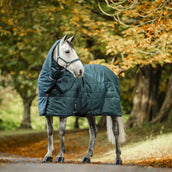 Amigo Couvre-Cou Ripstip Insulator Stable 200g Dynasty Green/Navy/Silver Amigo Couvre-Cou Ripstip Insulator Stable 200g Dynasty Green/Navy/Silver