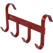 Agradi Horse Porte-Bride avec 4 Crochets Rouge Agradi Horse Porte-Bride avec 4 Crochets Rouge