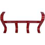 Agradi Horse Porte-Bride avec 4 Crochets Rouge Agradi Horse Porte-Bride avec 4 Crochets Rouge