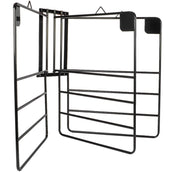 Agradi Horse Râtelier pour Couverture pour 3 Couvertures Metal XH Noir Agradi Horse Râtelier pour Couverture pour 3 Couvertures Metal XH Noir