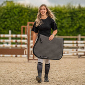 Velder Horsewear Premium Tapis de Selle Bamboo de Saut Noir Velder Horsewear Premium Tapis de Selle Bamboo de Saut Noir