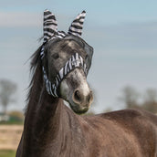 Velder Horsewear Masque Anti-Mouches Zebra avec Oreilles Noir/Blanc Velder Horsewear Masque Anti-Mouches Zebra avec Oreilles Noir/Blanc