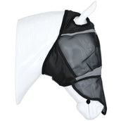 Agradi Horse Masque Anti-Mouches Fine Mesh avec Découpe D'oreille et le Nez Noir Agradi Horse Masque Anti-Mouches Fine Mesh avec Découpe D'oreille et le Nez Noir