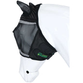 Agradi Horse Masque Anti-Mouches Fine Mesh avec Oreilles Noir Agradi Horse Masque Anti-Mouches Fine Mesh avec Oreilles Noir