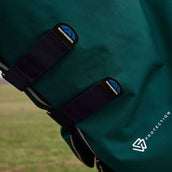 WeatherBeeta ComFiTec Plus Dynamic Turnout Detach-A-Neck 0g Forest Green/Navy WeatherBeeta ComFiTec Plus Dynamic Turnout Detach-A-Neck 0g Forest Green/Navy