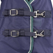 WeatherBeeta ComFiTec Plus Dynamic Turnout High Neck 100g Navy/Forest Green WeatherBeeta ComFiTec Plus Dynamic Turnout High Neck 100g Navy/Forest Green