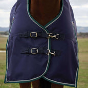 WeatherBeeta ComFiTec Plus Dynamic Turnout High Neck 100g Navy/Forest Green WeatherBeeta ComFiTec Plus Dynamic Turnout High Neck 100g Navy/Forest Green