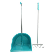 Kerbl Pelle et Râteau à Crottin Complete Aquamarine Kerbl Pelle et Râteau à Crottin Complete Aquamarine