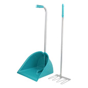 Kerbl Pelle et Râteau à Crottin Complete Aquamarine Kerbl Pelle et Râteau à Crottin Complete Aquamarine