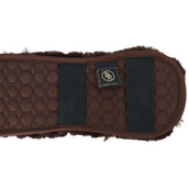 BR Housse de Sangle Dressage Sheepskin Préformée Marron BR Housse de Sangle Dressage Sheepskin Préformée Marron