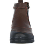 Ariat Chaussures d'Écurie Barnyard Side Zip Marron foncé Ariat Chaussures d'Écurie Barnyard Side Zip Marron foncé