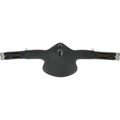 HORKA Sangle avec Protection de Ventre Cuir Noir/Argent HORKA Sangle avec Protection de Ventre Cuir Noir/Argent