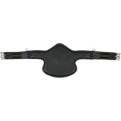 HORKA Sangle avec Protection de Ventre Cuir Noir/Argent HORKA Sangle avec Protection de Ventre Cuir Noir/Argent