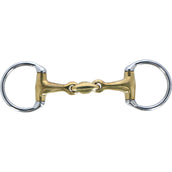 HORKA Mors à Olive Double Brisure 14mm Latation doré HORKA Mors à Olive Double Brisure 14mm Latation doré