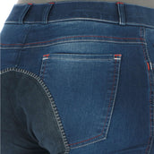 HKM Pantalon d'Équitation Summer Denim Bleu jeans/Bleu foncé HKM Pantalon d'Équitation Summer Denim Bleu jeans/Bleu foncé