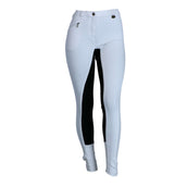 HKM Pantalon d'Équitation Basic Belmtex Grip Femmes Blanc/Noir HKM Pantalon d'Équitation Basic Belmtex Grip Femmes Blanc/Noir