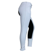 HKM Pantalon d'Équitation Basic Belmtex Grip Femmes Blanc/Noir HKM Pantalon d'Équitation Basic Belmtex Grip Femmes Blanc/Noir