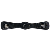 BR Sangle de Dressage Durham 2 Côtés Élastique Noir/Argent BR Sangle de Dressage Durham 2 Côtés Élastique Noir/Argent