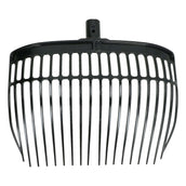 Vplast Fourche à Fumier Plastique sans Manche Noir Vplast Fourche à Fumier Plastique sans Manche Noir