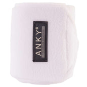 ANKY Bandages Basic Fleece Jeu de 4 Blanc ANKY Bandages Basic Fleece Jeu de 4 Blanc