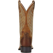 Ariat Botte Western Round Up Wst B Powder Brown Ariat Botte Western Round Up Wst B Powder Brown