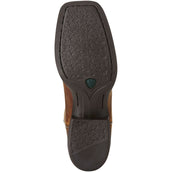 Ariat Botte Western Round Up Wst B Powder Brown Ariat Botte Western Round Up Wst B Powder Brown