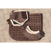 ANKY Tapis de Selle Check Velvet XB25003 Dressage Deep Taupe ANKY Tapis de Selle Check Velvet XB25003 Dressage Deep Taupe