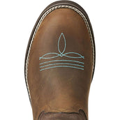 Ariat Bottes Western Delilah Round Toe Distressed Brown Ariat Bottes Western Delilah Round Toe Distressed Brown