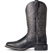 Ariat Bottes Western Round Up Remuda Femme Black Deertan Ariat Bottes Western Round Up Remuda Femme Black Deertan
