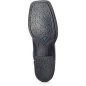 Ariat Bottes Western Round Up Remuda Femme Black Deertan Ariat Bottes Western Round Up Remuda Femme Black Deertan